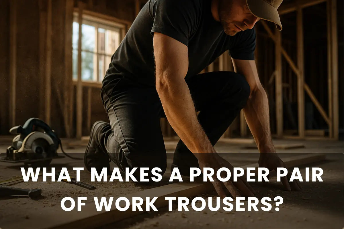 What Makes a Proper Pair of Work Trousers?