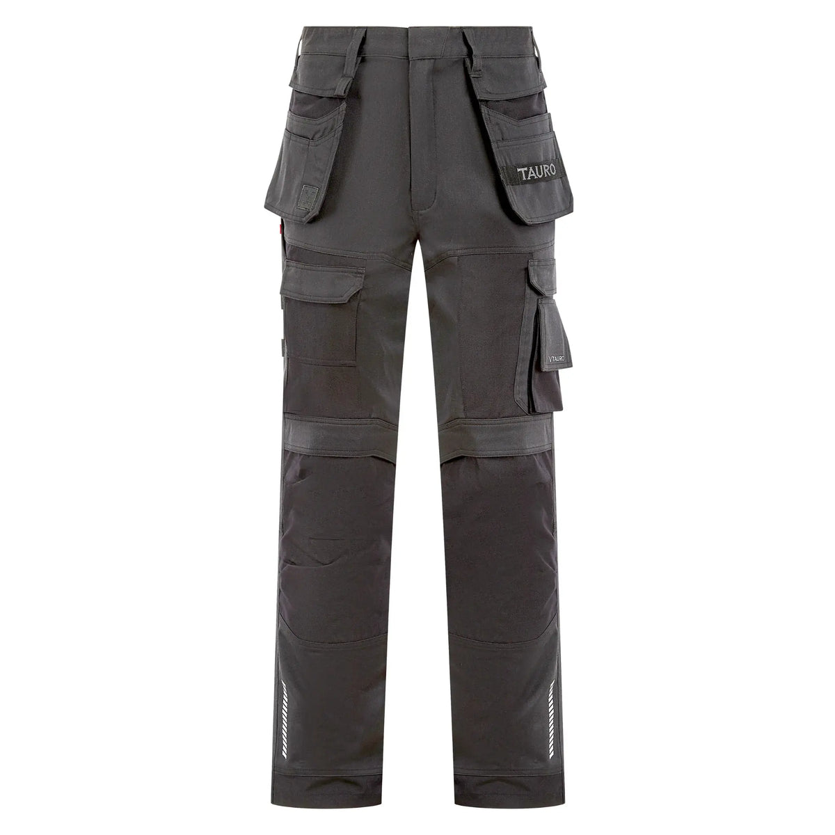 Tauro Rampage slim fit work trousers black full front view