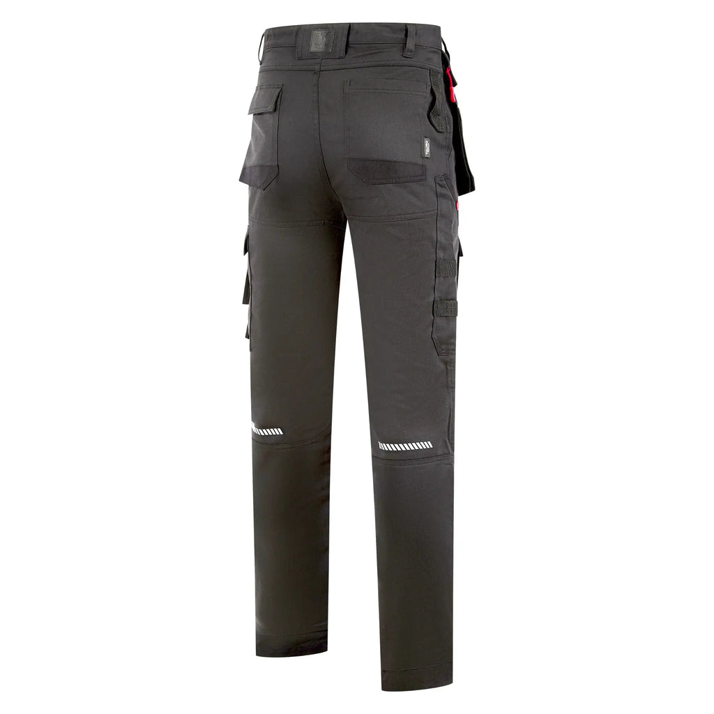 Tauro Rampage slim fit work trousers black Cordura knee detail