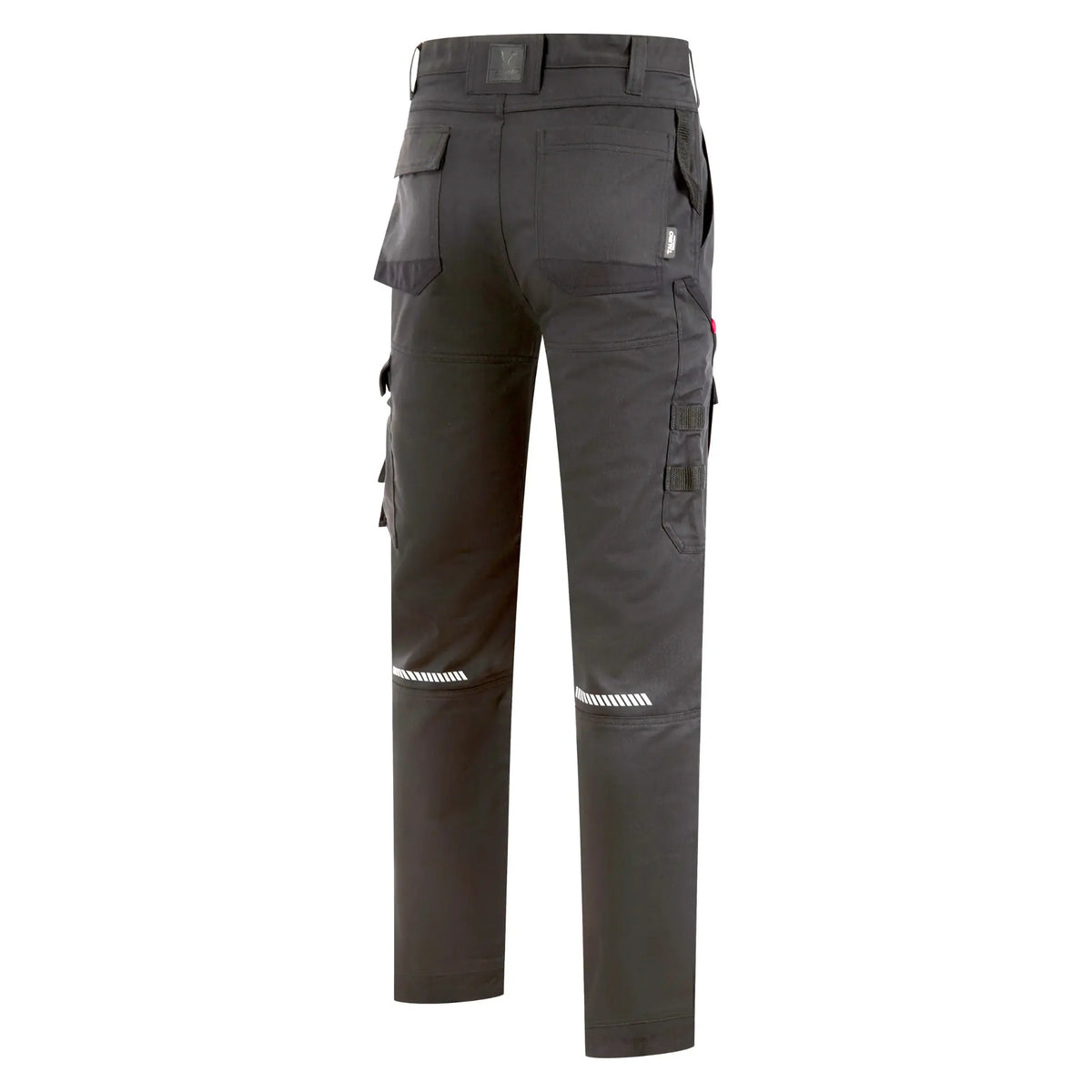 Tauro Outlaw slim fit work trousers black waistband detail
